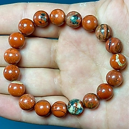 Kormızı Jasper Taşı 10mm Bileklik