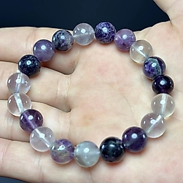 Mor Floroit 10mm Bileklik