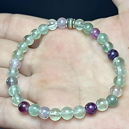 Yeşil Floroit 6mm Bileklik