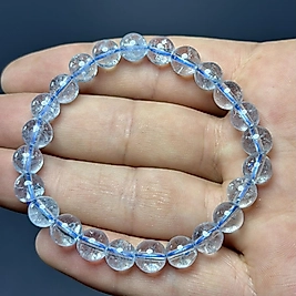 Mavi Topaz 8mm Bileklik