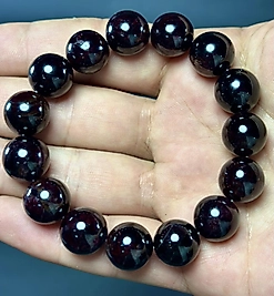 Garnet Taşı 14 mm Bileklik