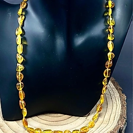 Litvanya Damla Kehribar Yetişkin Kolye