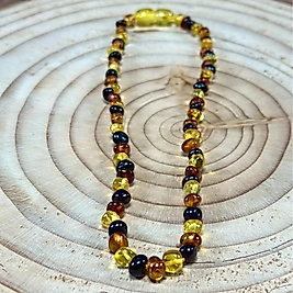 Litvanya Damla Kehribar Bebek Kolye