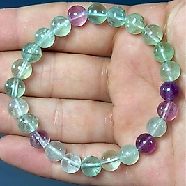 Yeşil Floroit Taşı 8 mm Bileklik