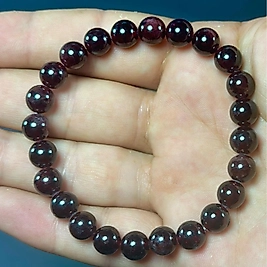 Garnet Taşı 8 mm Bileklik
