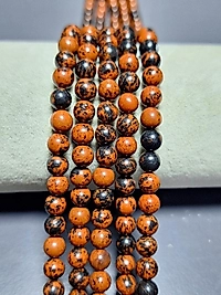 Mahogany Obsidyen 6 mm Dizi