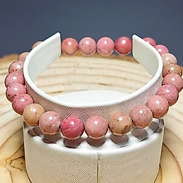 Rodokrozit 8 mm Bileklik