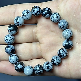 Kar Tanesi Obsidyen 10mm