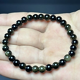 Gold Obsidyen 6mm Bileklik