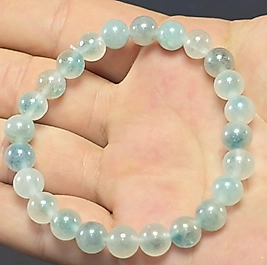 Benekli Floroit Taşı 8mm Bileklik