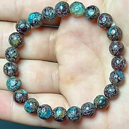 Apatit-Garnet Taşı 8 mm Bileklik