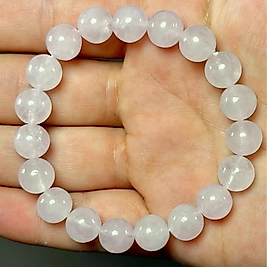 Pembe Kuvars Taşı 10mm Bileklik