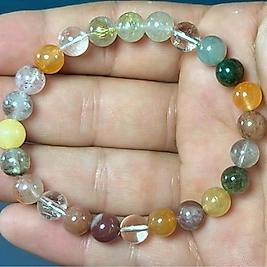 Multi Rutl Kuvars Taşı 8mm Bileklik