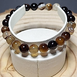 Bantlı Akik 8 mm Bileklik