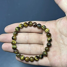 Kahverengi Kaplangözü 8 mm Bileklik