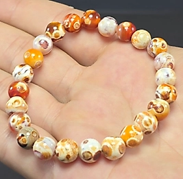 Tibet Akik Taşı 8mm Bileklik