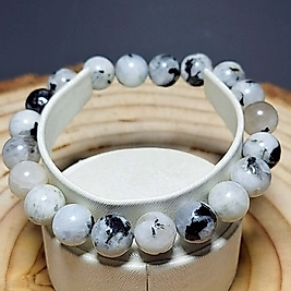 Ay Taşı Turmalinli 10 mm Bileklik