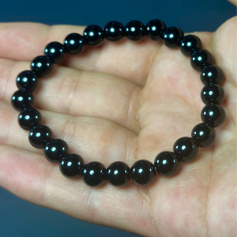 Siyah Oniks Taşı 8 mm Bileklik